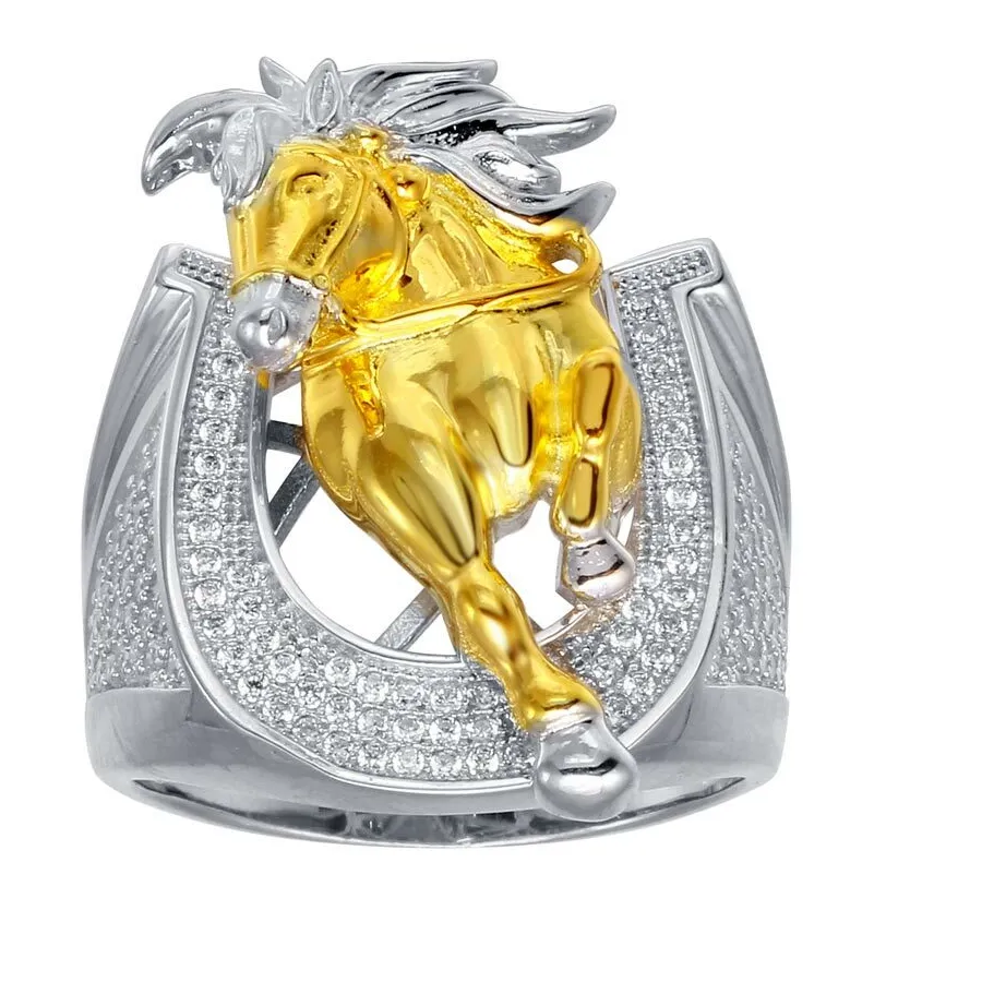 Authentic The Gilded Equine Talisman: A Ring of Fortified Fortune