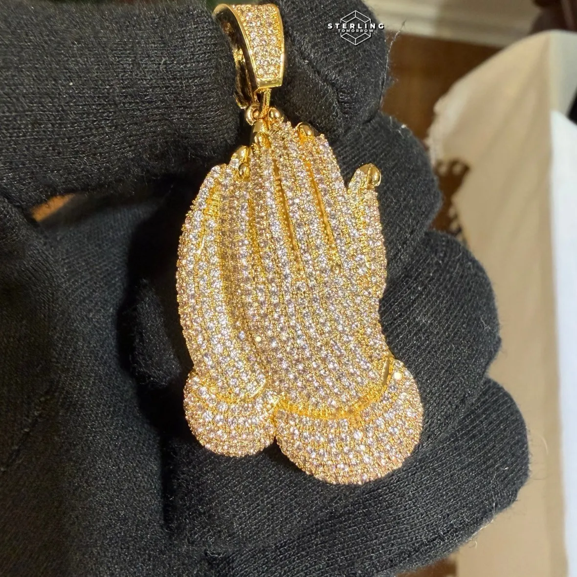Authentic Sacred Prayer Hands Amulet Of Divine Grace