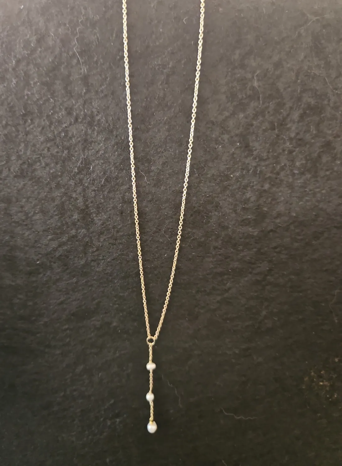 Authentic The Evelyn Coco Lariat: Radiant Gold and Sacred Pearl Harmony