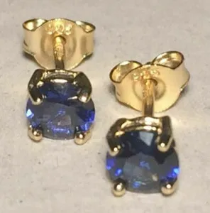 Authentic Celeste Cerulean Triad: London, Swiss, and Sky Topaz Silver Earrings