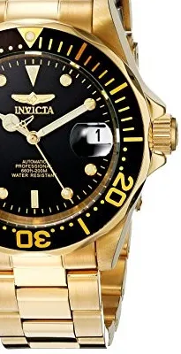 Authentic Dive into Invincibility: 18k Gold Plated Watch for the Fearless Soul