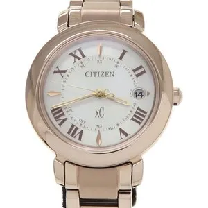 Authentic Citizen Cross Sea ES9444-50A Women's Gold Plated Watch From Japan