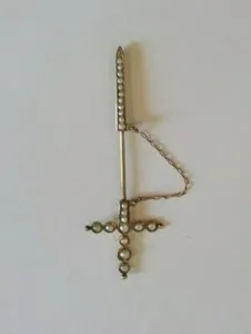 Authentic The Sovereign Blade and Sacred Pearl Amulet
