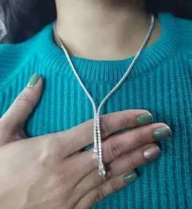 Authentic Celestial Thread Of Light The Round Cut Lariat Talisman