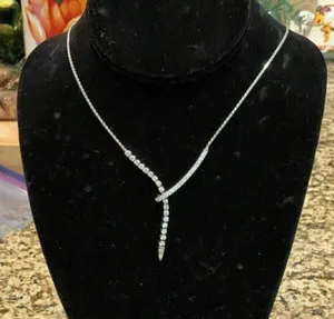 Authentic Celestial Cascade Y-Drop Lariat Moissanite Talisman