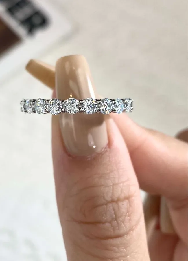 Authentic The Celestial Moissanite Vow of Eternal Light