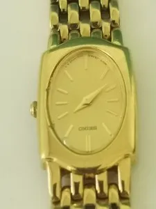Authentic Vtg Seiko Women's Gold Plated Dress Bracelet Watch 1N00-6E19 Japan Listing #2