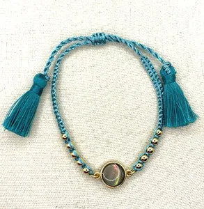 Authentic Luna Norte: The Celestial Labradorite Tassel Talisman