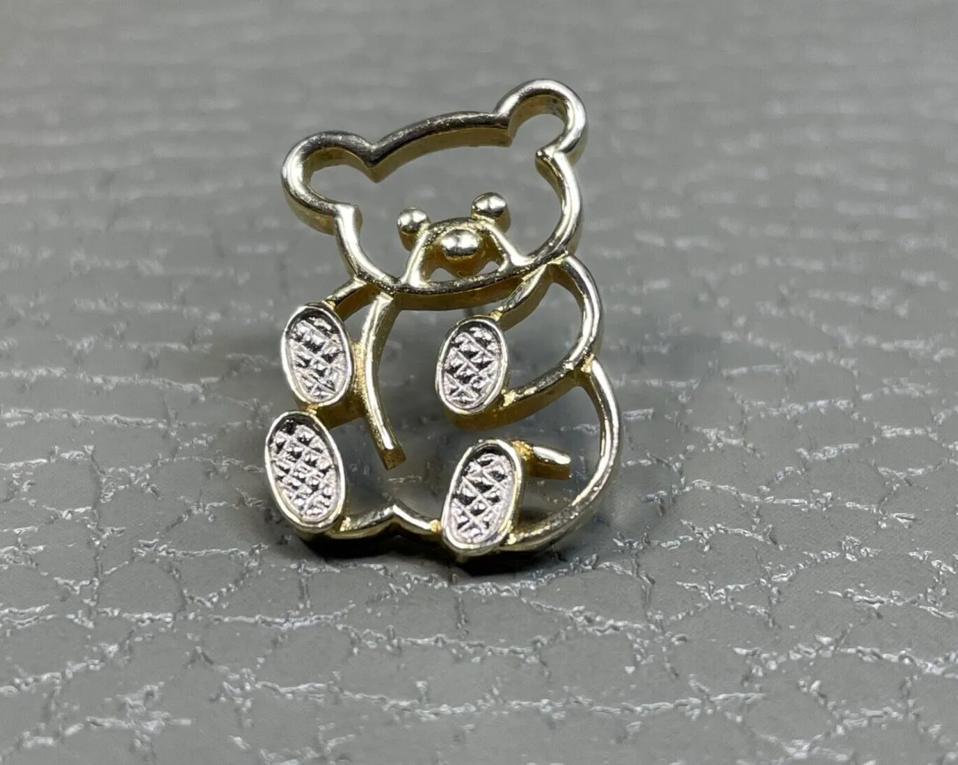 Authentic The Golden Companion Figural Teddy Bear Lapel Pin