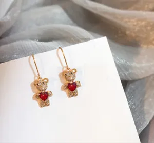 Authentic Love's Radiant Heartbeat: 14k Gold Plated Earrings