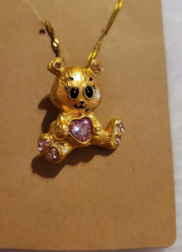 Authentic The Golden Guardian Teddy Bear Talisman