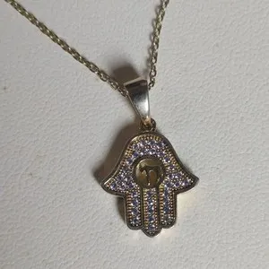 Authentic Hamsa Hand of Protection: Golden Blessings for Body & Soul