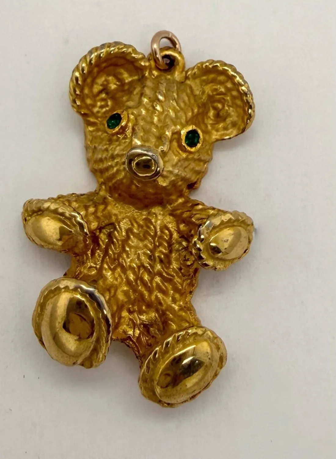 Authentic The Gilded Sentinel of the Heart: A Vintage Talisman of Inner Strength