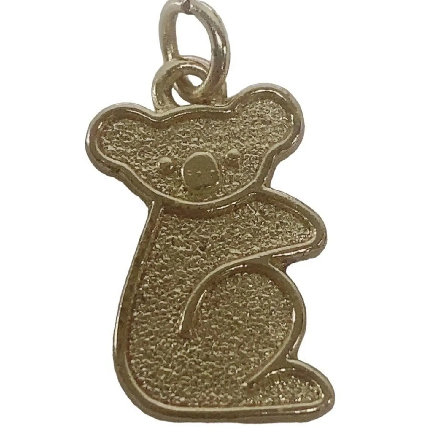 Authentic Koala Bear Yellow Gold Plated Pendant or Charm