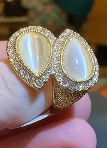 Authentic Celestial Tears: The Double Moonstone Lunar Talisman