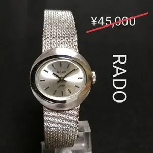 Authentic RADO Jade Vintage Ladies Watch Hand Wind Gold Plated