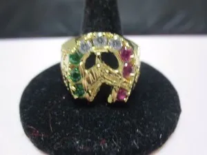 Authentic The Golden Horseshoe Talisman Ring - Size 11