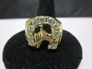 Authentic The Golden Equus Talisman - Size 7 Horseshoe Ring