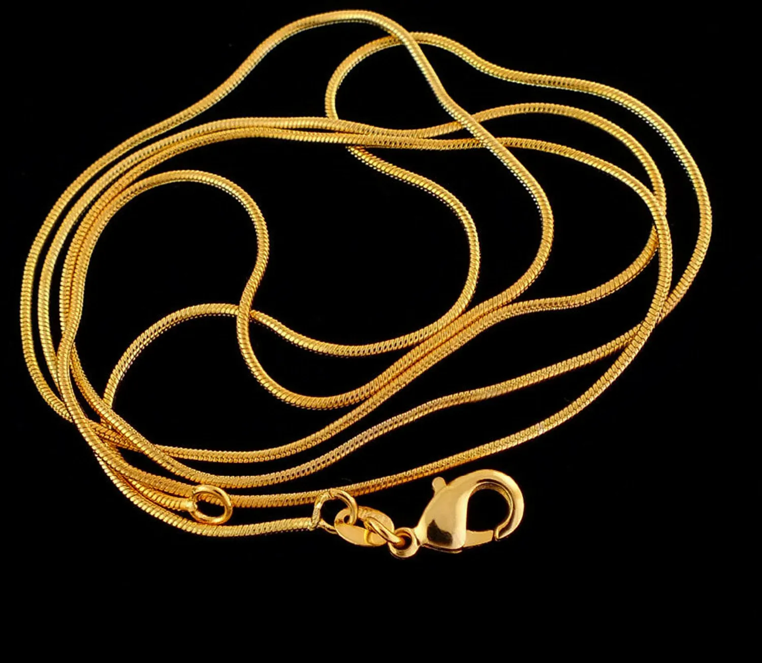 Authentic Golden Serpent Coil: The Eternal Flow Talisman
