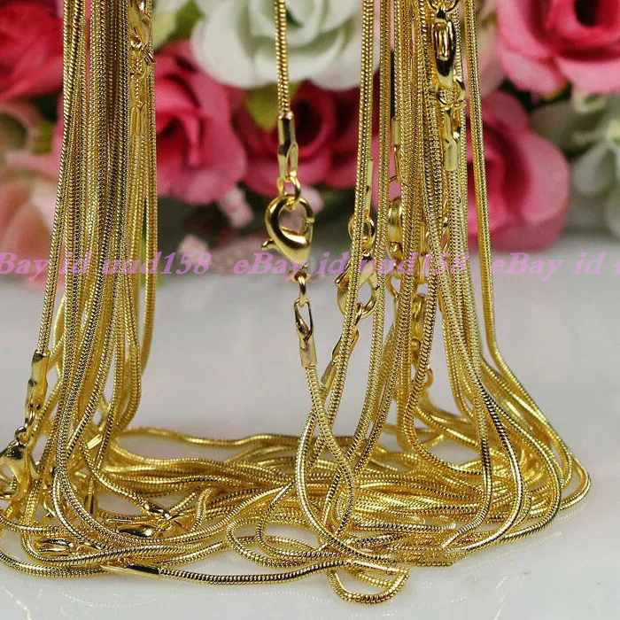 Authentic The Golden Serpent Weaver - Radiant 1mm Snake Chain Talisman