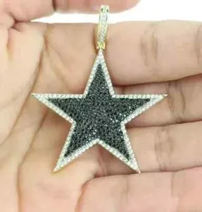 Authentic Radiant Shield of the Cosmos Star of David Pendant in 14K Yellow Gold Plated