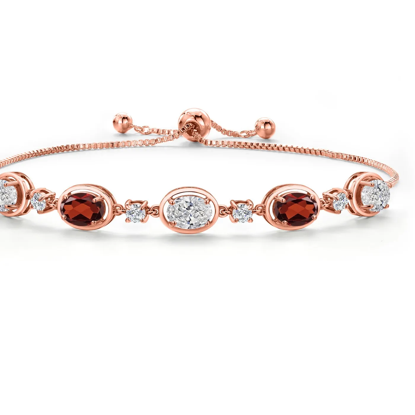 Authentic The Crimson Luminary: Rose Gold Garnet and Diamond Essence