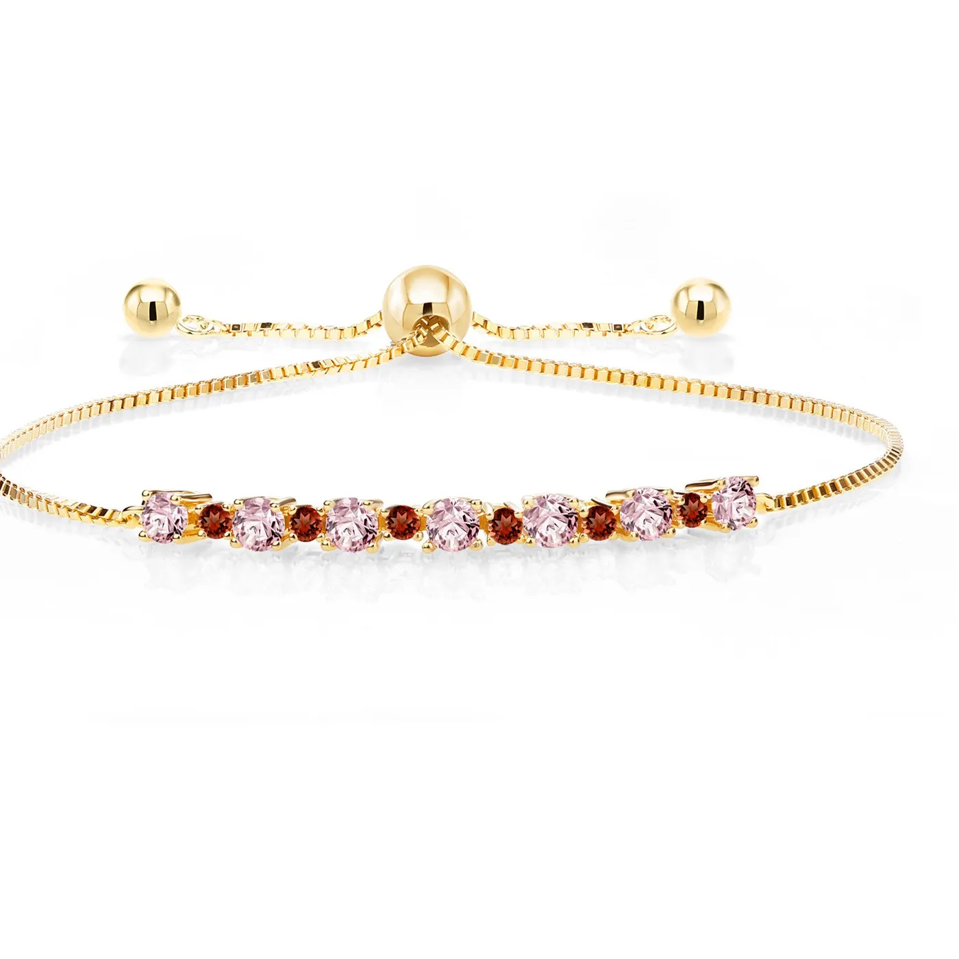 Authentic The Crimson Heart Garnet and Radiant Diamond Veil Bracelet