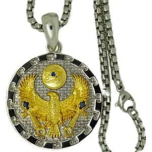Authentic The Golden Wings of Eternity Ankh and Falcon Talisman