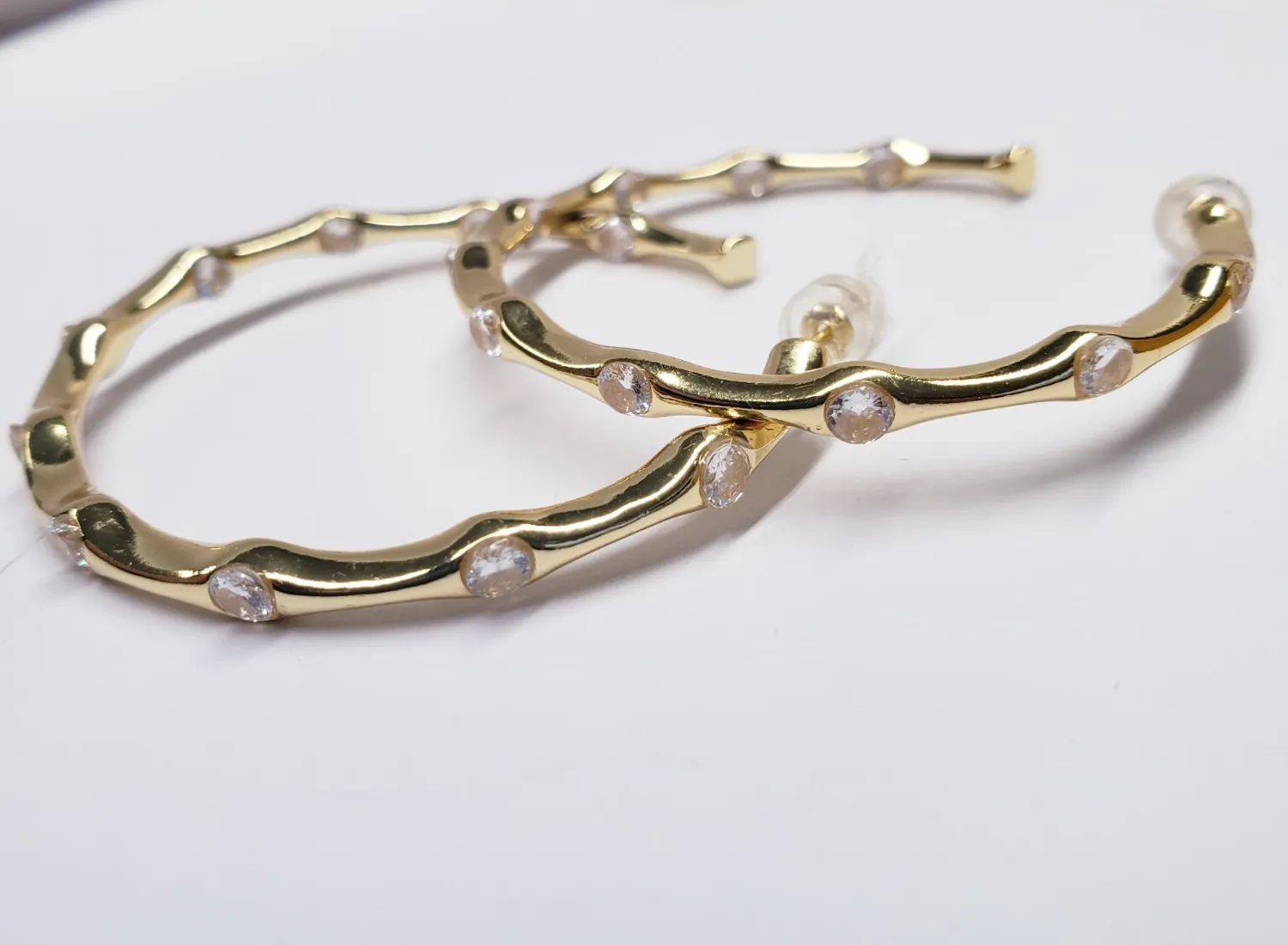 Authentic Celestial Hoops Of Eternal Radiance Sacred Gold- Plated Circle Talismans For Protection And Divine Light