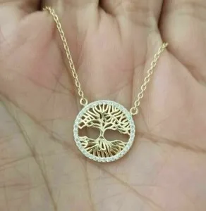 Authentic The Arboreal Radiance: Tree of Life Golden Amulet