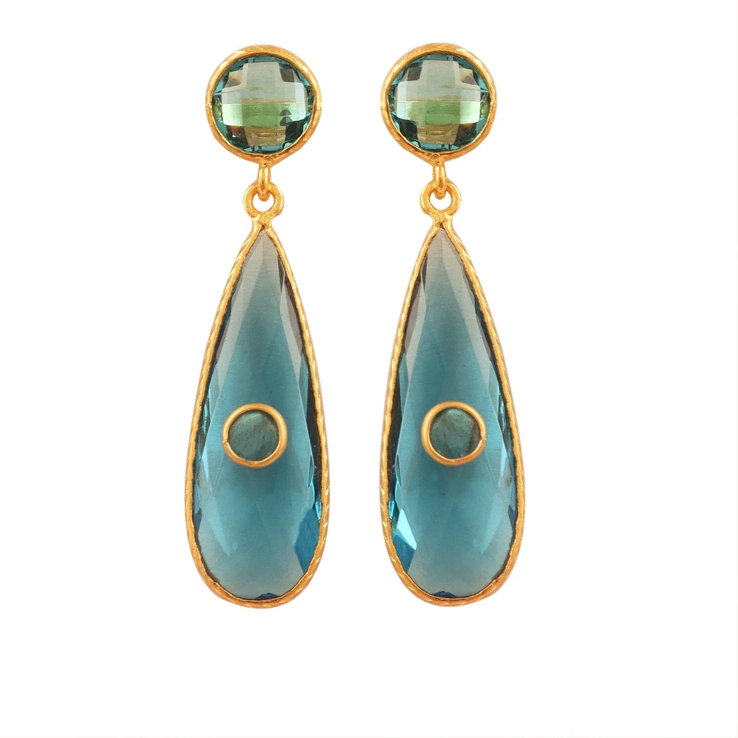 Authentic Tears of the Cosmos: London Blue Quartz with Labradorite
