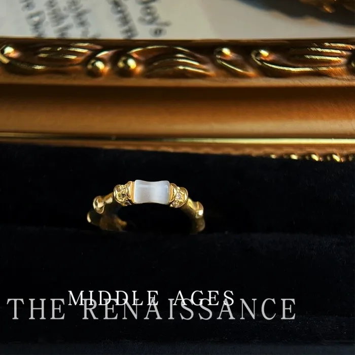 Authentic Eternal Brushstroke: Gold‑Plated Vintage Ring of Light & Legacy