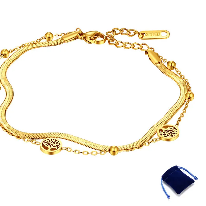 Authentic The Eternal Branch: Tree of Life Gold-Plated Sacred Cuff