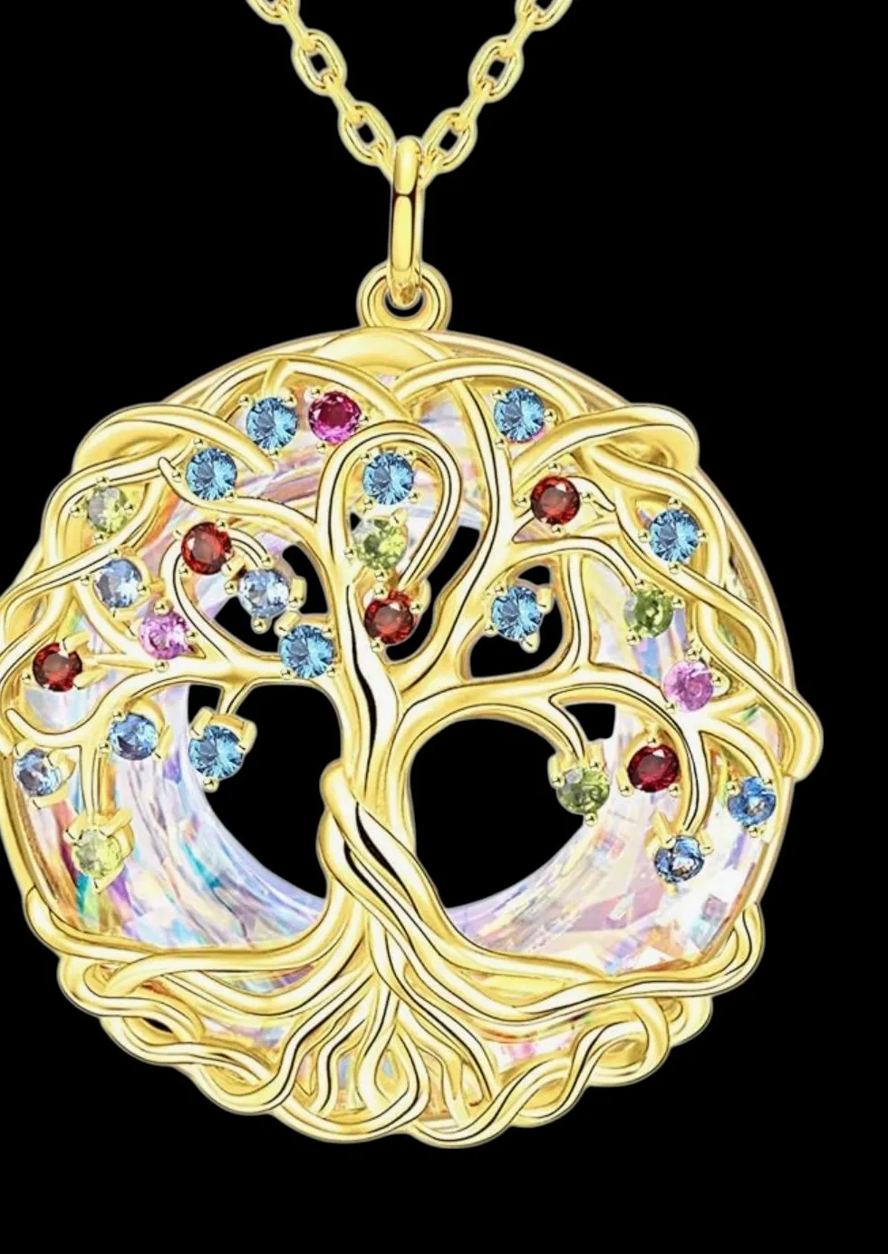 Authentic The Golden Roots of Eternity: Tree of Life 14K Gold Plated Talisman