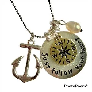 Authentic The Mariner’s Guiding Star: A Celestial Anchor and Pearl Talisman