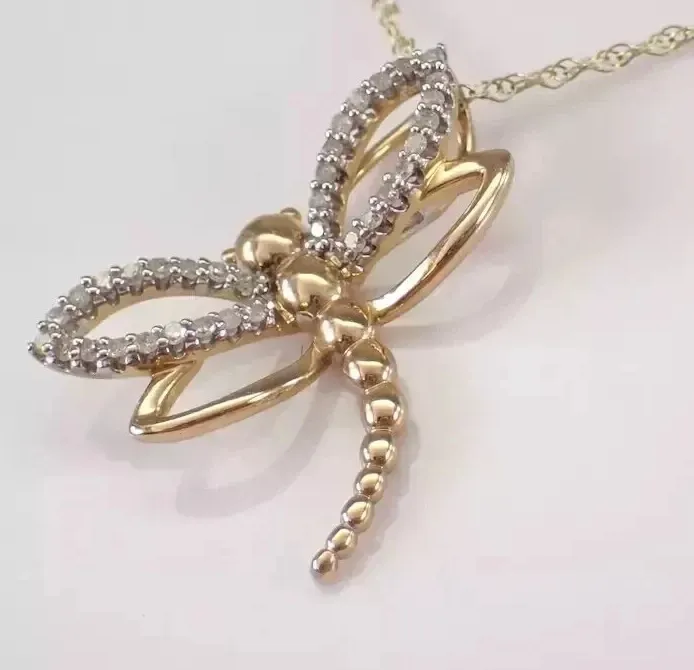 Authentic Mystical Dragonfly Pendant: Whispering Secrets of the Universe