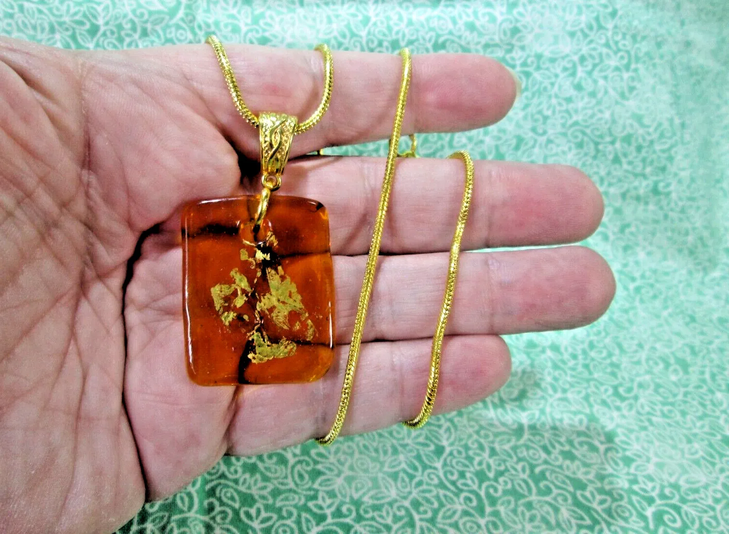 Authentic The Golden Serpent Sun Pendant