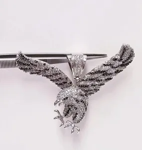 Authentic Celestial Eagle Sovereign Talisman - 3Ct Moissanite Solar Manifestation Amulet