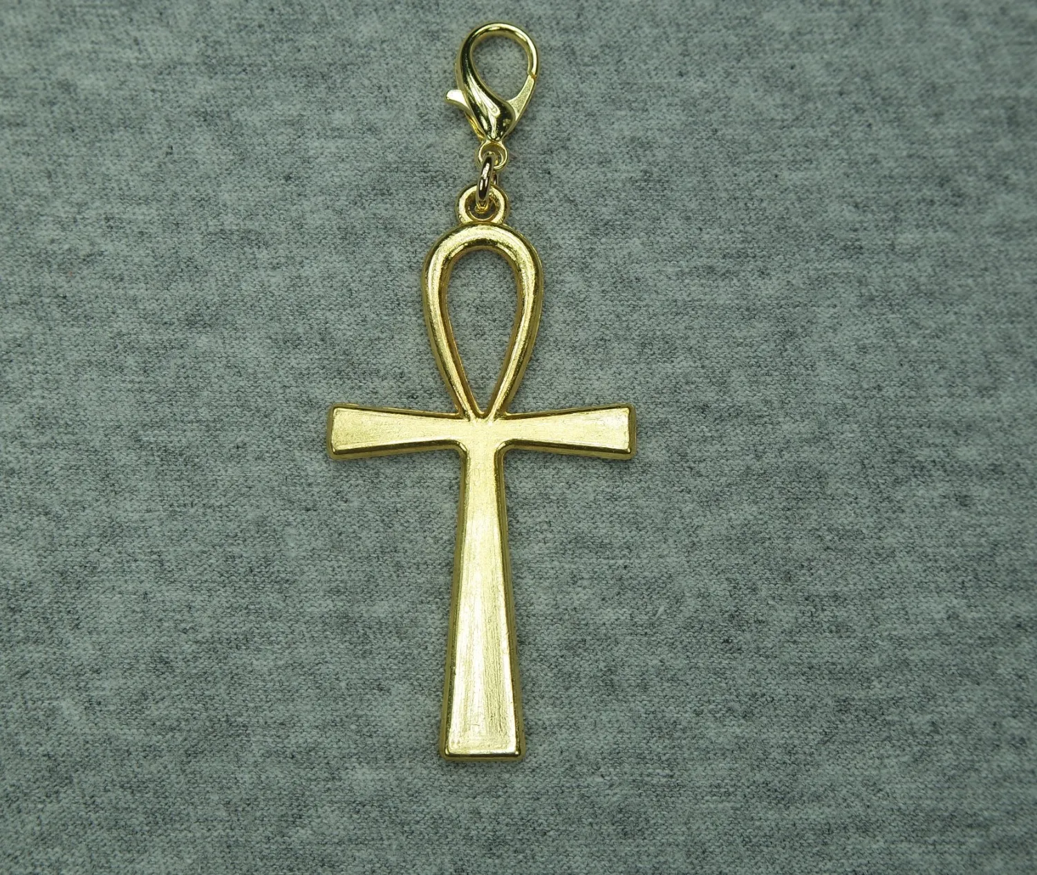 Authentic Celestial Ankh of Eternal Light – 56mm Gold-Plated Talisman