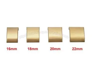 Authentic 16mm 18mm 20mm & 22mm IP Gold Plated Watch Band Bracelet Clasp Spring Extender