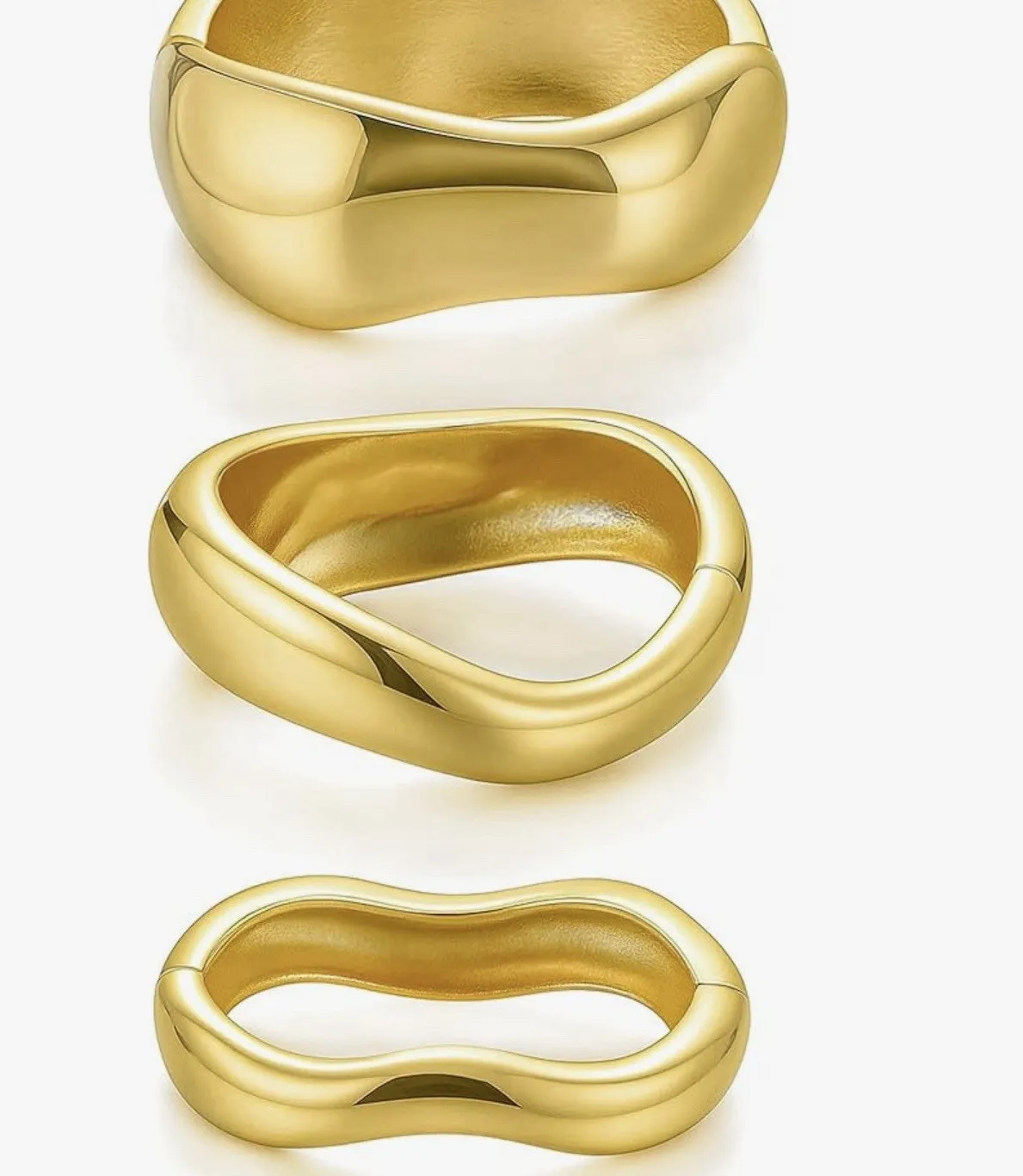 Authentic Celestial Radiance Stackable Gold Cuff – 14K Alchemical Bangle for Sacred Alignment