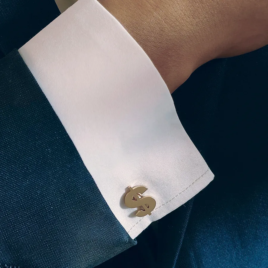 Authentic The Gilded Sigil of Prosperity Cufflinks