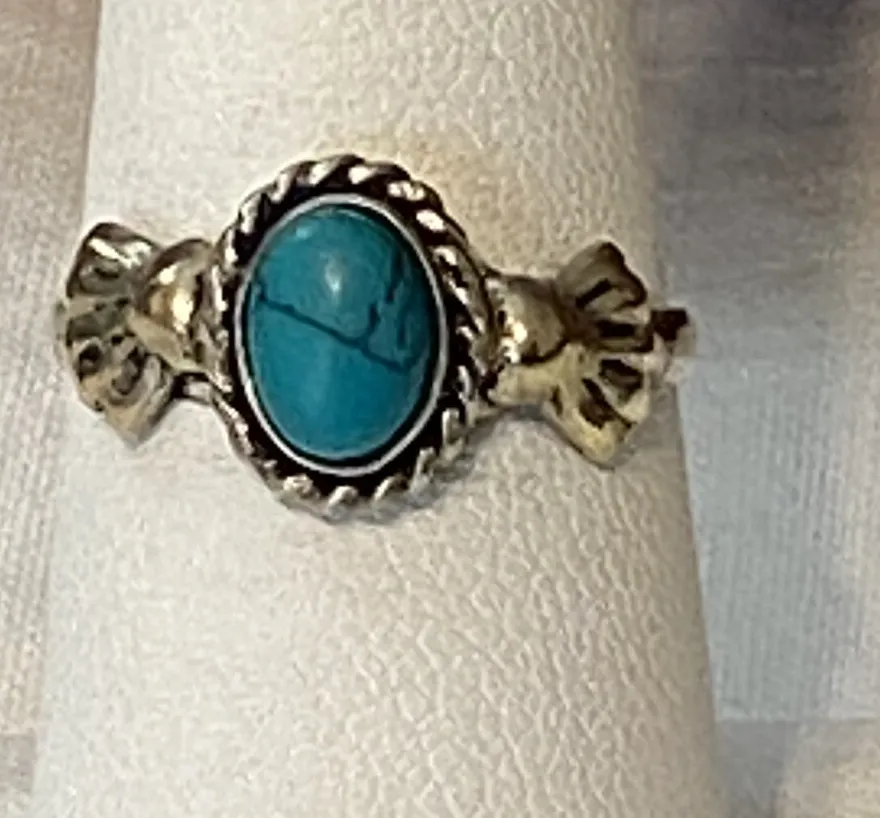 Authentic The Azure Horizon Gold-Plated Ring