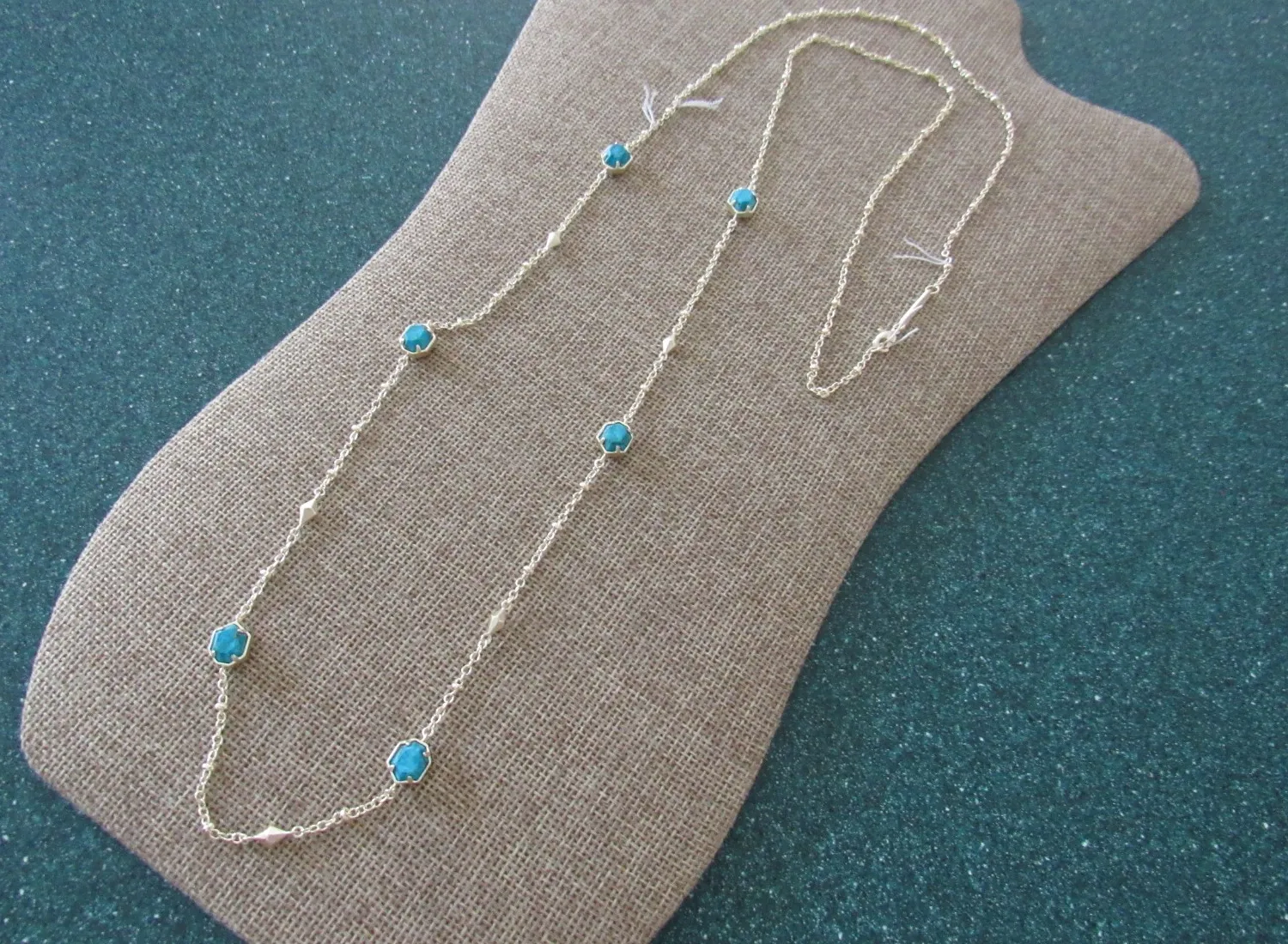 Authentic Turquoise Guardian of the Soul: Celestial Long Necklace