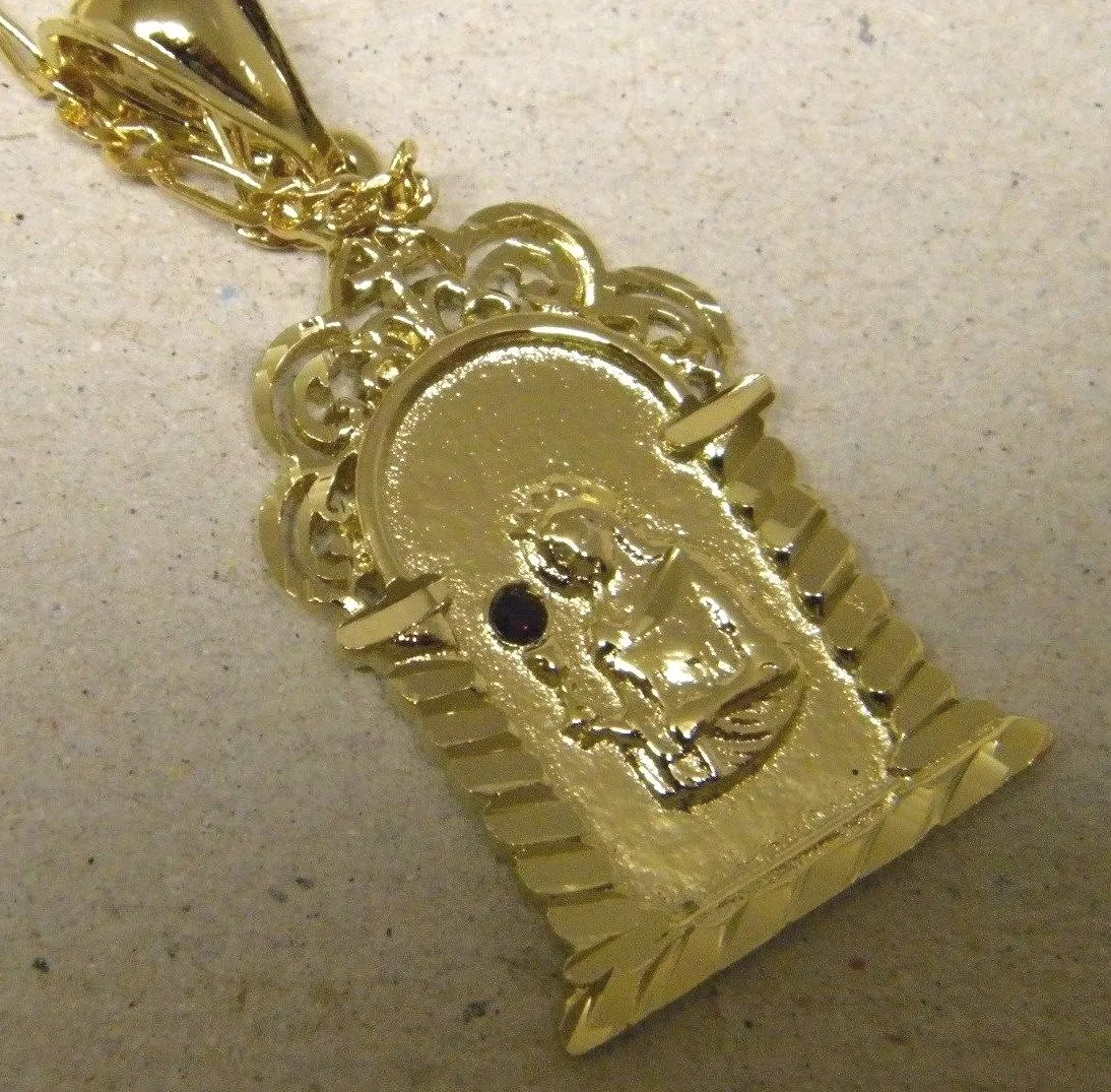 Authentic The Radiant Patroness: Santa Barbara Gold-Plated Sacred Talisman