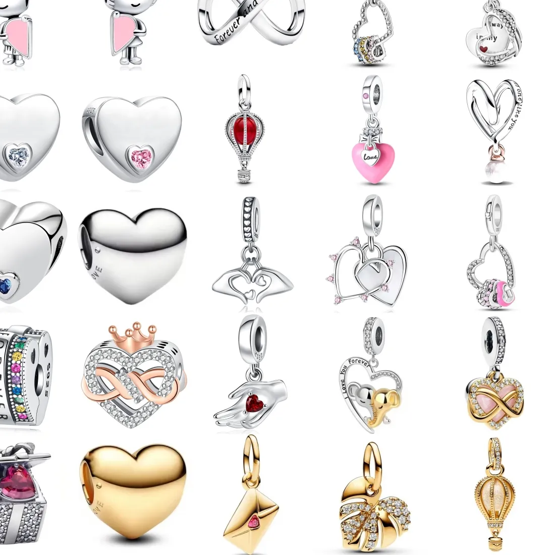 Authentic New 925 Sterling Silver Rose Gold Crown Charm Boy Girl Fit Original Bracelet Women Fashion Jewelry Pendants Diy Party Gift