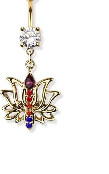 Authentic Radiant Lotus Navel Talisman of Serenity