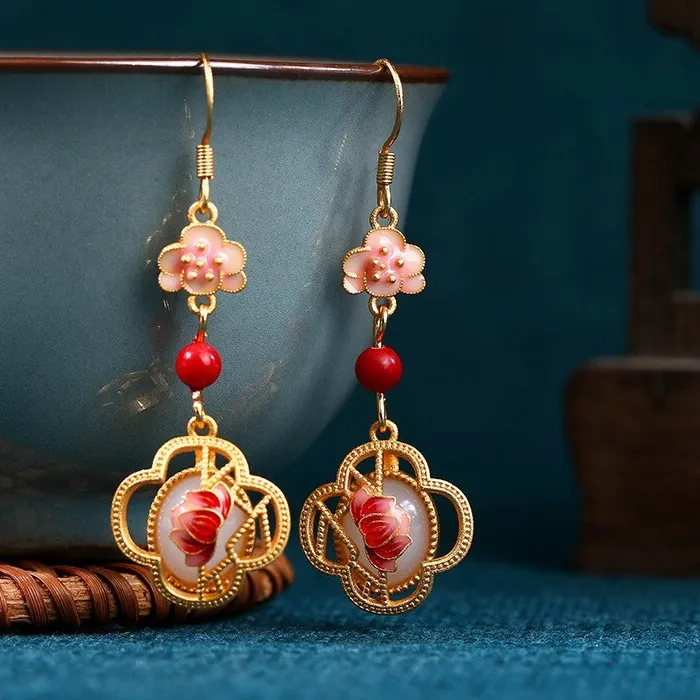 Authentic Ethereal Lotus Petal Jade Talismans in 18K Gold