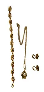 Authentic Celestial Harmony Jade & Gold Sacred Adornment Set