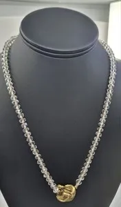Authentic The Guardian Serpent: Golden Dragon and Dragon Egg Glass Bead Necklace